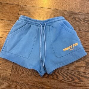 White fox sweat shorts